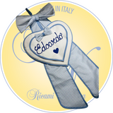 Fiocco nascita appeso alla porta, Ricami Veronica