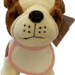 Peluche personalizzato, dettaglio del ricamo a punto catenella, Ricami Veronica