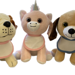 Peluche personalizzato con nome ricamato a mano, Ricami Veronica