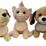 Peluche personalizzato con nome ricamato a mano, Ricami Veronica