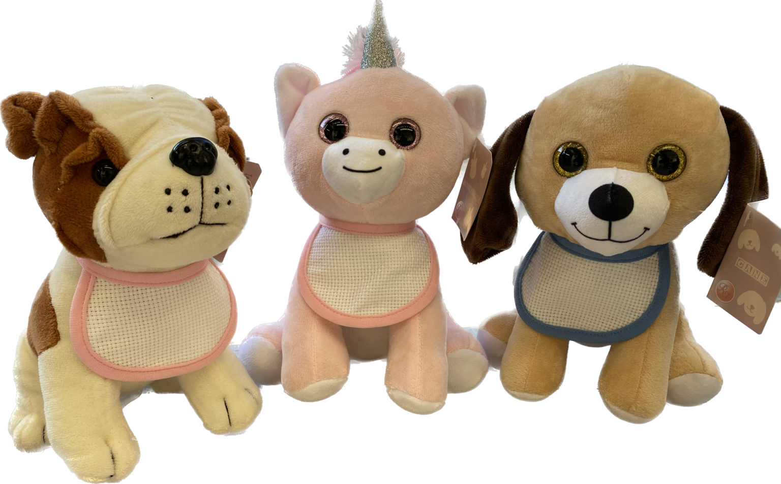 Peluche personalizzato con nome ricamato a mano, Ricami Veronica