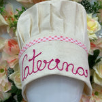 Cappello da chef per bambino personalizzato con nome ricamato, Ricami Veronica
