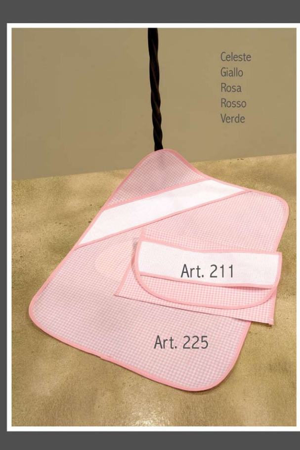 Completo asilo Zefir con bustina e tovaglietta personalizzate, Ricami Veronica