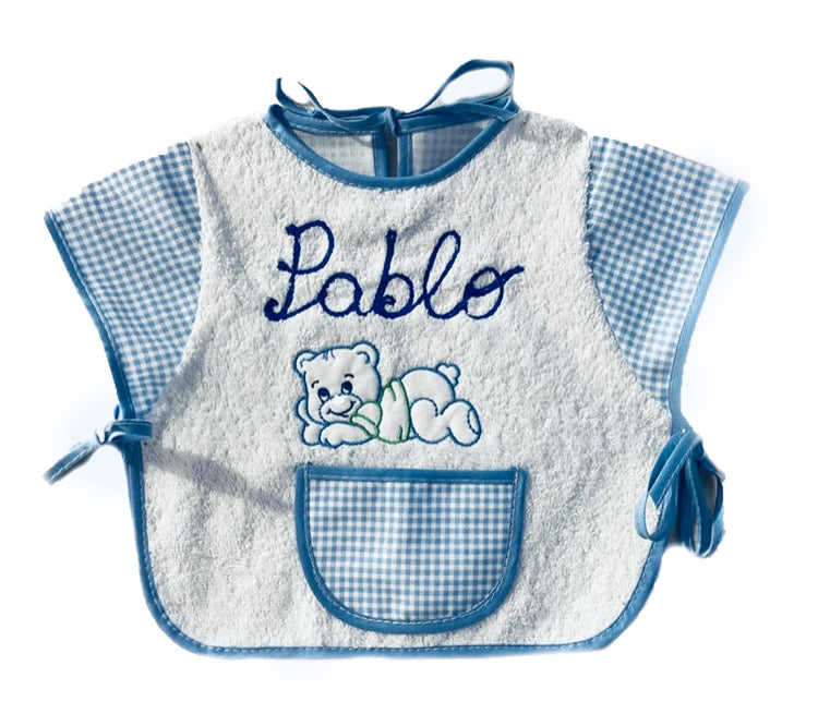 Vestitino con tasca personalizzato, colori disponibili, Ricami Veronica